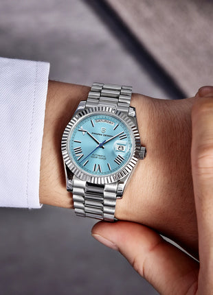 Orologi da uomo PAGANI DESIGN DD36 2026 Nuovo orologio automatico con data e giorno della settimana, orologio da polso meccanico da uomo con vetro zaffiro AR, orologio da uomo in acciaio inossidabile 316L, movimento ST16, qua