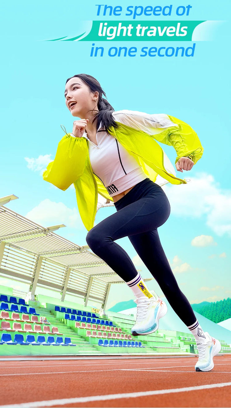 ONEMIX 2026 Nuove Scarpe da Corsa e Allenamento per Uomo, Suola Intera in Nylon, Scarpe Sportive Traspiranti Estive per Donna PlatiNum
