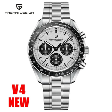 PAGANI DESIGN V5 PD1701 Orologi lunari Orologio al quarzo di lusso per uomo Cronografo sportivo con vetro zaffiro AR 100M impermeabile 2025
