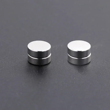 1/3 paia di orecchini magnetici per uomo e donna, magnete CZ nero, orecchino a clip non penetrante, orecchino a magnete rotondo senza piercing platinumshop