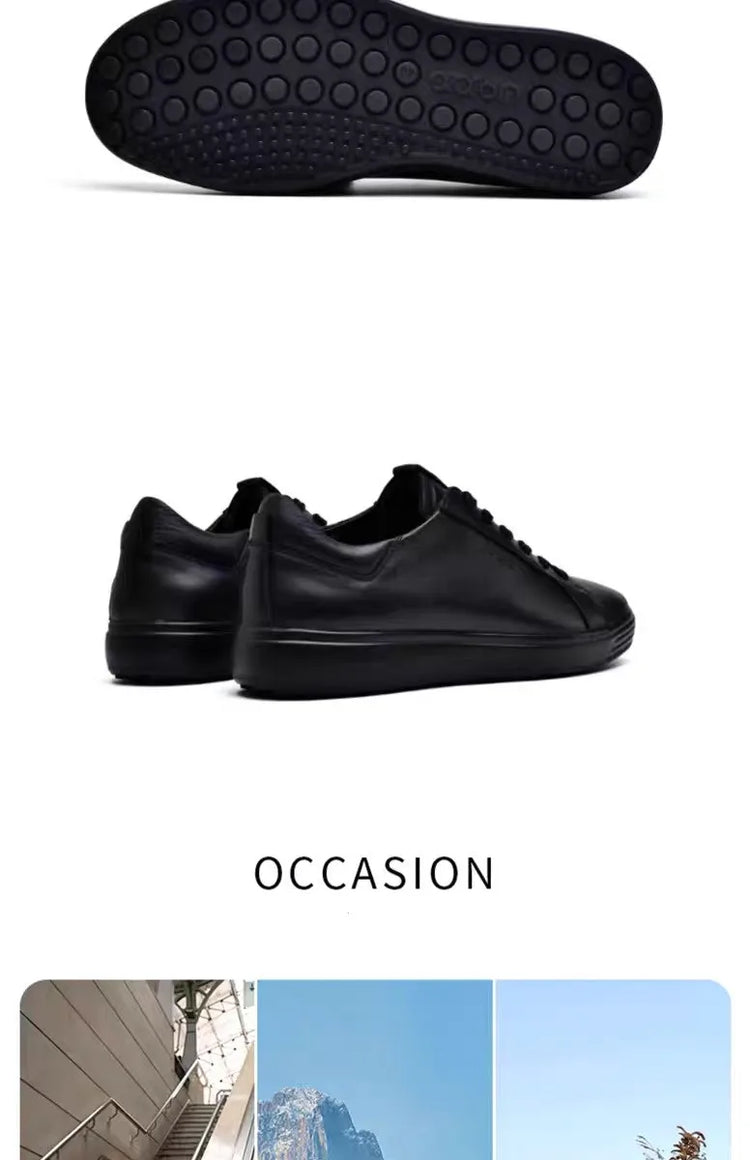 High-end Genuine Leather Men Shoes Soft trend Business Sneakers Men Fashion Sports Shoes For Men zapatillas hombre