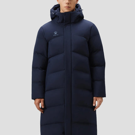 KELME Men's Thermal Down Jacket Outdoor Running Windproof Fleece-Lined Thickened Training Jacket пуховик женский