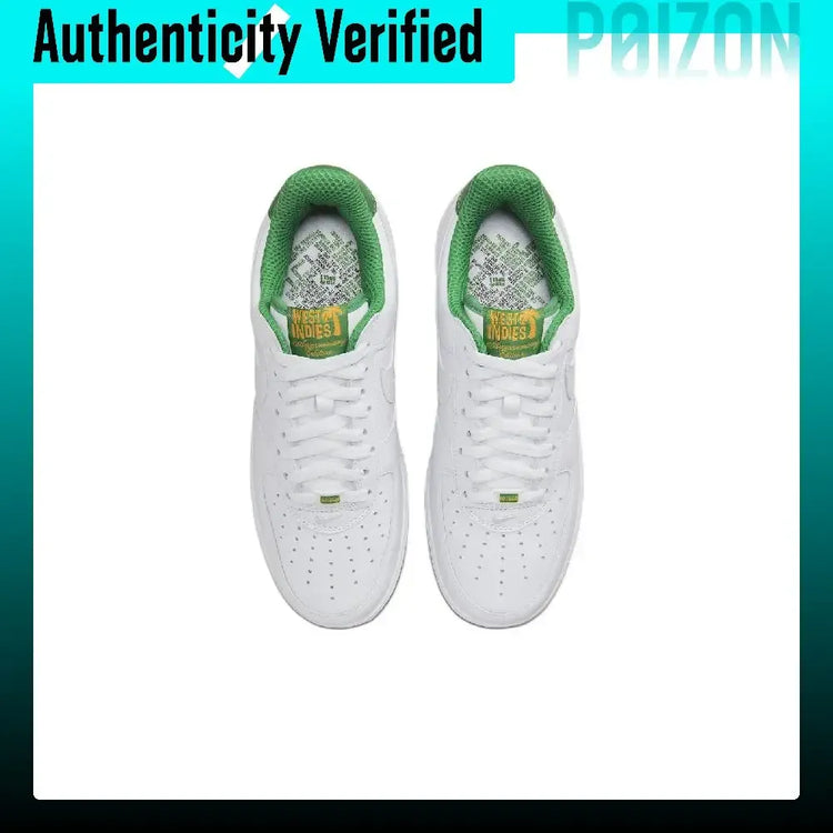 Nike Air Force 1 Skate Shoes Unisex Low-top White/Green DX1156-100