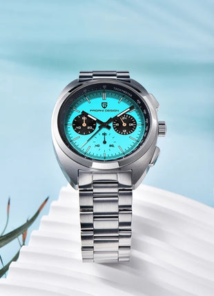 Nuovo Orologio da Uomo PAGANI DESIGN Panda 2026, Orologio al Quarzo Retrò, Cronografo Impermeabile con Vetro Zaffiro AR, Luminoso, Sportivo, in Acciaio Inossidabile