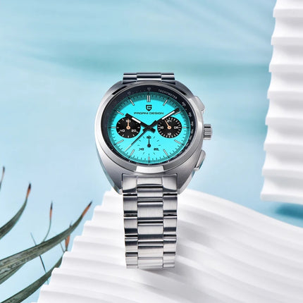 Nuovo Orologio da Uomo PAGANI DESIGN Panda 2026, Orologio al Quarzo Retrò, Cronografo Impermeabile con Vetro Zaffiro AR, Luminoso, Sportivo, in Acciaio Inossidabile