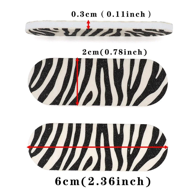 50Pcs Mini Double‑Sided Nail File Sanding Block Colorful Foam Polishing Board For Manicure Pedicure Nail Beauty Work