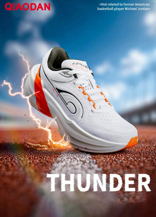 QIAODAN TG1.0 Women's 2026 Marathon Platform Racing Shock Running Shoes Long-distance Soft Rebound Sneakers QDB022253285 PlatiNum