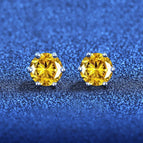 LZ Silver - Yellow / 0.3ct (4mm) x 2pcs - box