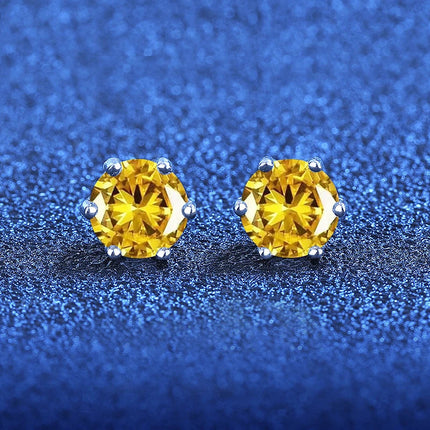 2 certificati GRA orecchini a bottone Moissanite Pass Diamond tester Pen For Men Women 925 Silver 18K Plated Wedding Gemstone platinumshop