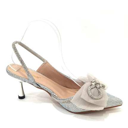Ultimi Sandali da Donna di Lusso con Diamanti e Cristalli, Tacchi Alti alla Moda, Eleganti Scarpe Italiane da Donna per Feste