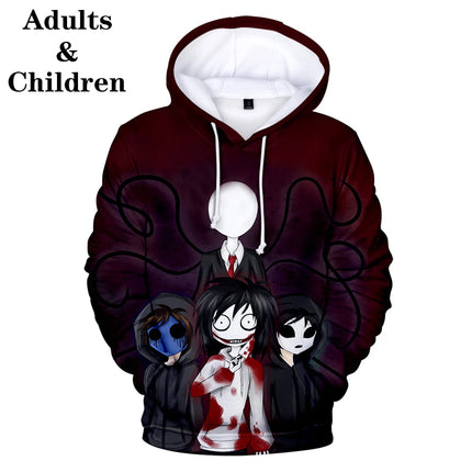 Luxury Novelty Cute Creepypasta Ticcitoby 3D print Hoodies Sweatshirts Men/Women Sweatshirt Casual Long Sleeve Pullovers