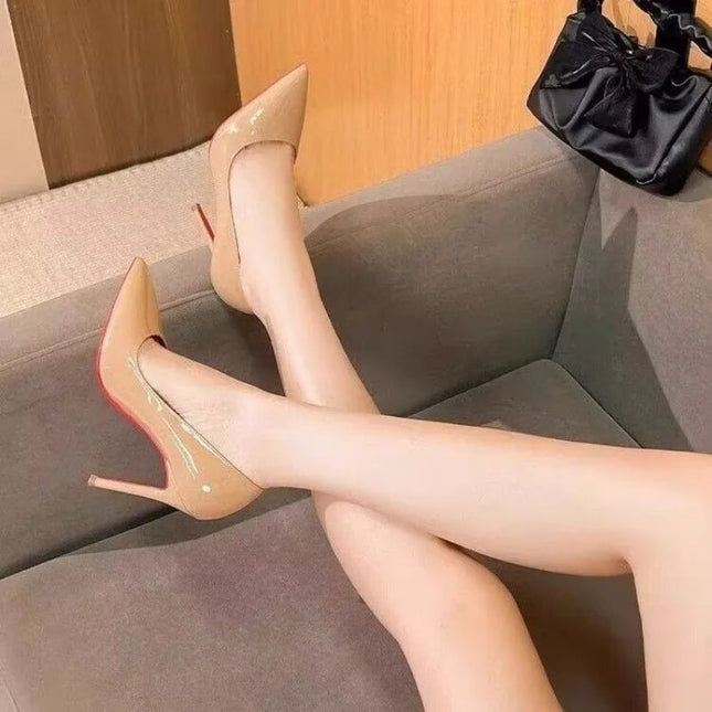 Sexy Black High Heels for Ladies Elegant woman heels 2025 trend Stiletto Pointed Toe Shoes Women Nightclub Prom Party Shoes PlatiNum