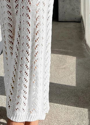 Pantaloni cavi casual da donna comodi e comodi lavorati a maglia da spiaggia eleganti in primavera ed estate platinumshop