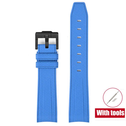 Cinturino in gomma per Swatch X Omega Joint MoonSwatch Cinturino sportivo impermeabile da 20 mm Cinturino con estremità curva in silicone per uomo donna platinumshop
