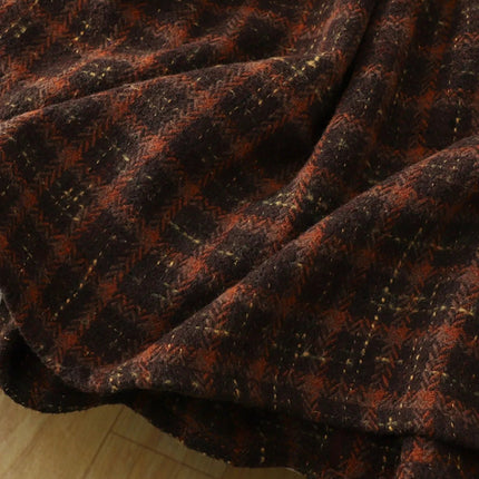 Art Mori Girls Woolen Skirts New 2025 Autumn Winter Basics Woman Cute Sweet Japanese Preppy Style Retro Vintage Long Plaid Skirt PlatiNum