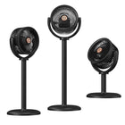 Ventilatore a circolazione d'aria, ventilatore da esterno, ventilatore da campeggio, ventilatore ricaricabile da pavimento, ventilatore da tavolo con altezza regolabile, regolazione a 5 velocità
