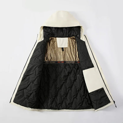 Men's Women's Thin Down Jackets Outdoor Sports Warm One-piece Assault Jackets Autumn Winter Couple Outfits Yyouth Tops