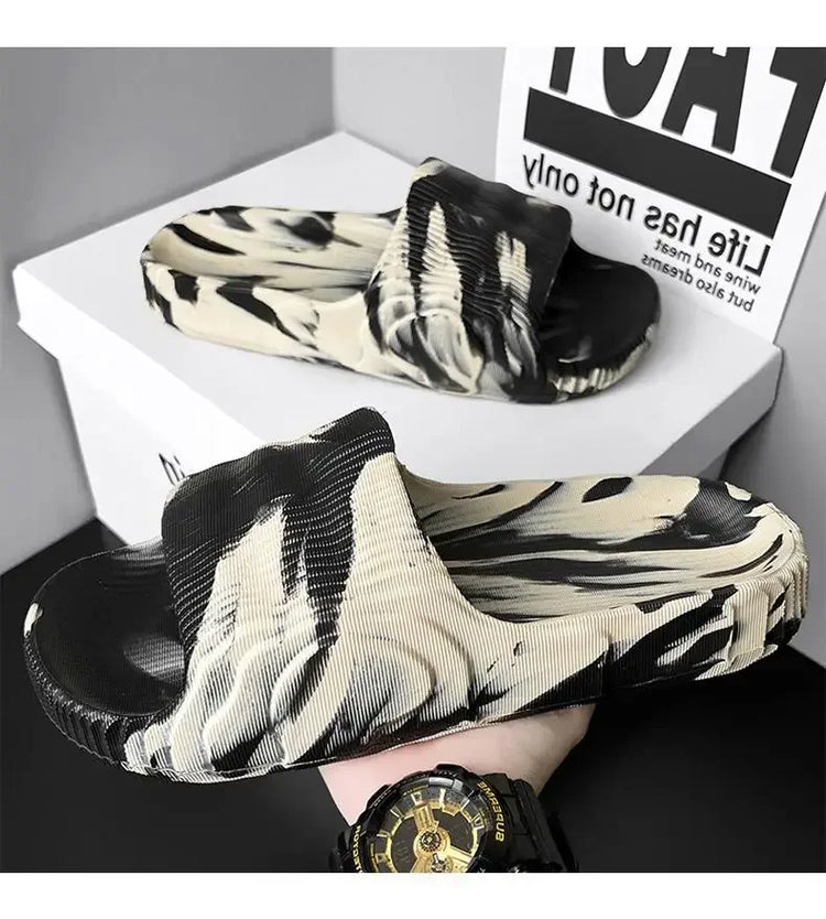 Pantofole da soggiorno Walk Around Home Pantofole da uomo originali per uomo Scarpe diapositive Sandali estivi da uomo Infradito Pantofola da casa