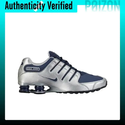 Nike Shox NZ Series Running Shoes Men's Silver Blue 378341-402