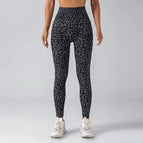 Black leopard print