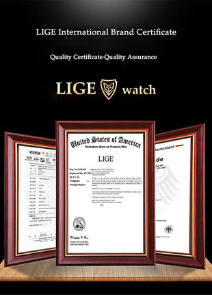 LIGE Orologio da donna elegante e lussuoso, orologio classico alla moda con data automatica, cinturino in acciaio inossidabile, orologi luminosi impermeabili per donna, regalo per signora platinumshop