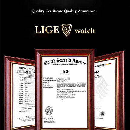 LIGE Orologio da donna elegante e lussuoso, orologio classico alla moda con data automatica, cinturino in acciaio inossidabile, orologi luminosi impermeabili per donna, regalo per signora platinumshop