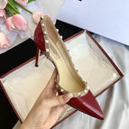 Wine red bright 8cm / 37 / China Mainland