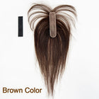 No Clip-in Real Human Hair Topper Weightless Black Air Bangs Cover Sparse Hair Seams Patches 2x9cm #3 Net Human Hair Pieces