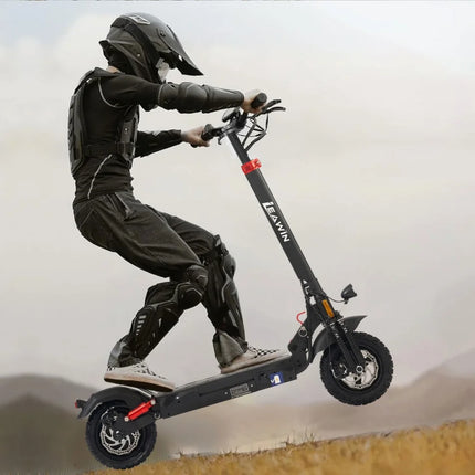 Monopattino elettrico per adulti T4 500W 48V 12.5AH, velocità massima 20KM/H, monopattino sportivo da 10 pollici, autonomia 40-45 km
