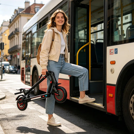 Monopattino elettrico per adulti da 350 W, pneumatici resistenti alle forature da 10 pollici, doppia sospensione anteriore e posteriore, pieghevole, ideale per gli spostamenti urbani