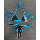 Nuovo bikini estivo 2026, costume da bagno due pezzi da donna, set a tinta unita, intimo stile Y2K platinumshop