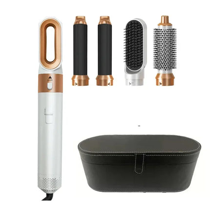 5 in 1 Hair Dryer Hot Comb Set Professional Curling Iron Hair Straightener Styling Tool For Professional Hair Dryer Household