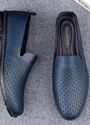 Scarpe da uomo in vera pelle Casual formali mocassini da uomo mocassini estate italiana traspirante Slip on scarpe da barca maschili Over Size 50 51