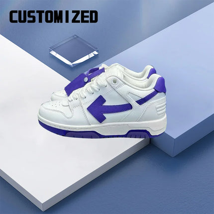 Low-Top Lace-Up Fashionable Sneakers With Round Heads, Multiple Color Options, Durable And Comfortable Couple Shoes High Level O