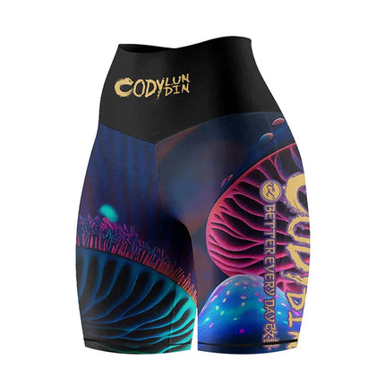 Yoga Women's MMA BJJ Training Fight Boxing Shorts Gym Jiu-Jitsu Muay Thai Wrestling Compression Shorts Sportswear For Ladies PlatiNum