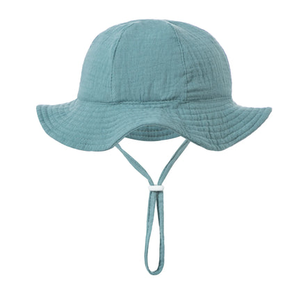 3-18 mesi Cappello da pescatore per bambini Cappello da pescatore per bambini da esterno per protezione solare Ragazzi Ragazze Cappello Panama in cotone Cappello da pescatore per bambini da spiaggia unisex