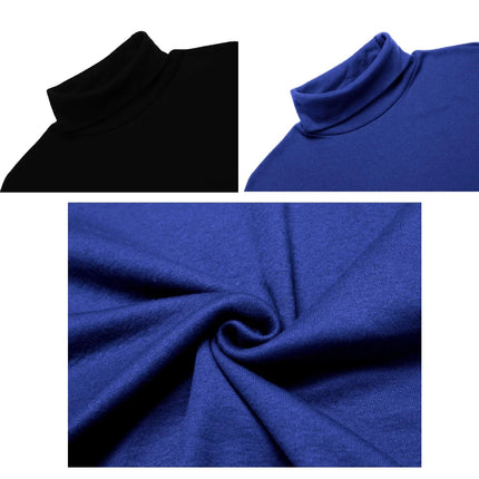 Thermal Underwear Tops Men Spring Clothes Thermal Shirt Autumn Men's Winter Tights High Neck Thin Slim Fit Long Sleeve T-shirt PlatiNum