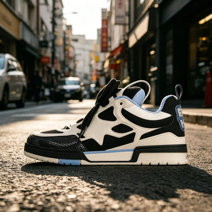 2026 New Men Women Fashion Lace Up Skateboard Shoes Non Slip Wear-resistant Couple Sneakers Daily Walking Outdoor Casual Athletic Sports Footwear