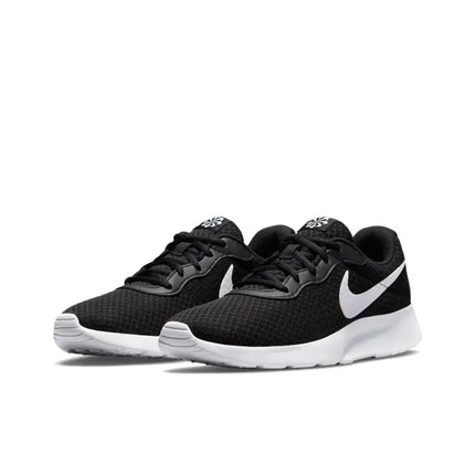Nike Tanjun Breathable Low top Casual Shoes Women's Black White DJ6257-004