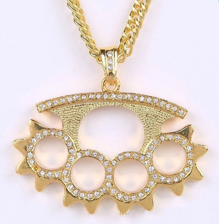 Hip Hop Ice Out Dollar Money Bag Necklace Shiny Cubic Zirconia Wallet Pendant for Men Women Hip Hop Rock Rap Cool Jewelry PlatiNum