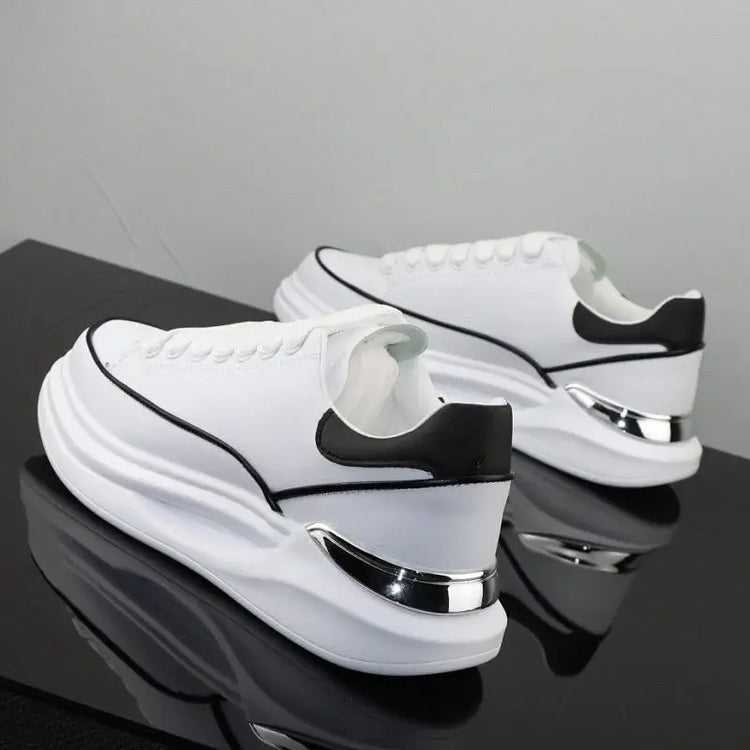New couple shoes fashion breathable sports men's shoes all-match casual women's shoes increase men's and women's shoes