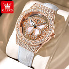 OLEVS 9996 Orologio Elegante di Lusso da Donna, Orologio al Quarzo Scheletrato, Impermeabile, con Quadrante Luminoso e Diamanti, Regalo Originale platinumshop