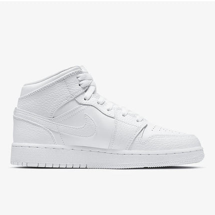 Scarpe sportive originali Nike AIR JORDAN 1 (GS) da donna e da bambino 554725-130 platinumshop