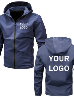 Passen Sie Ihr Logo an, Frühlings- und Herbstjacken für Herren, Wander-Sportjacken und Hoodies für den Außenbereich, lässige Mode-Reißverschlussjacken.