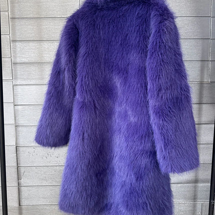 ZADORIN 2026 New Elegant Long Thick Warm Fluffy Faux Fur Coat Woman Winter Clothes Faux Fur Coats Jackets for Woman Outerwears