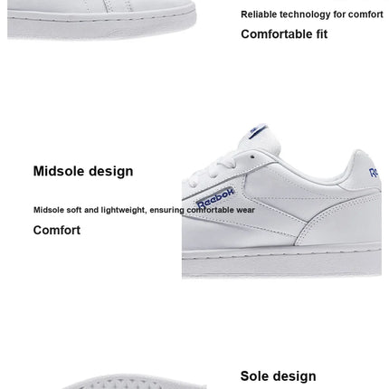 Reebok Royal Cmplt Skateboard Shoes Men's Low Top Blue/White BS7988
