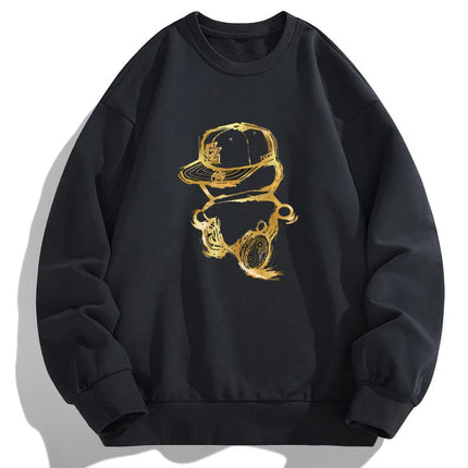 Plus Size Men Sweatshirt Sets Long Pants Sport Suits 5XL 6XL 7XL 100-180kg Autumn Winter Long Sleeve Tops Big Size Men Clothing PlatiNum