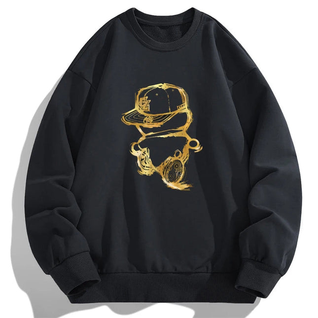 Plus Size Men Sweatshirt Sets Long Pants Sport Suits 5XL 6XL 7XL 100-180kg Autumn Winter Long Sleeve Tops Big Size Men Clothing PlatiNum