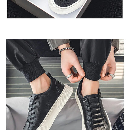 Sneakers for Men  Fashion Casual Lace Up Round Toe Flat White mens Running Sport Shoes Zapatillas Deportivas Hombre