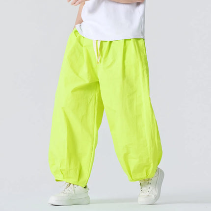 Pantaloni Estivi Leggeri e Sottili 2026 da Uomo, Oversize da Donna, Streetwear con Coulisse, Pantaloni Cargo Y2K da Uomo, Pantaloni Sportivi Larghi con Elastico in Vita
